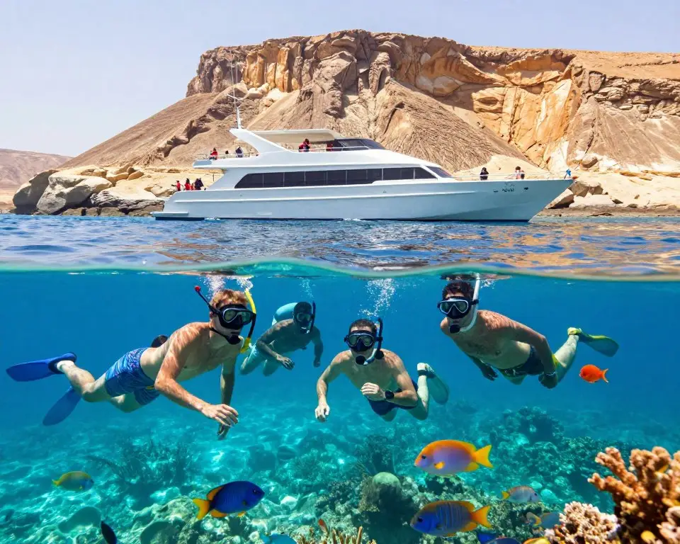 day trips from sharm el sheikh by boat